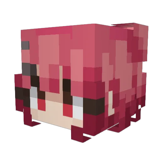 Aelious_3 Minecraft avatar head, 3D render