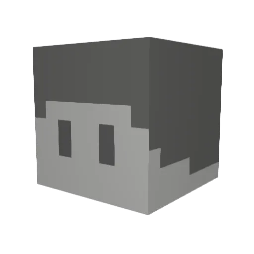 Aelryn_ Minecraft avatar head, 3D render