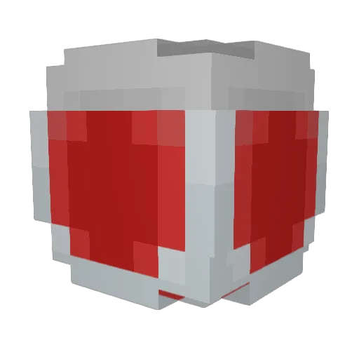 Aemity Minecraft avatar head, 3D render