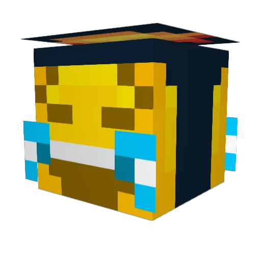 Aemory Minecraft avatar head, 3D render