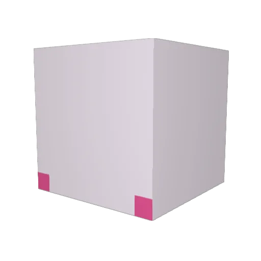 Aentn Minecraft avatar head, 3D render