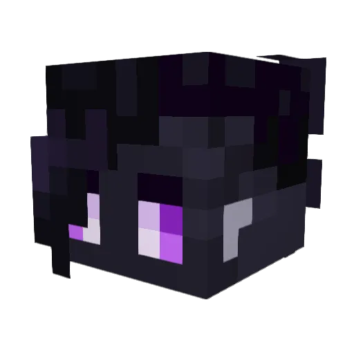 AeonL0re Minecraft avatar head, 3D render