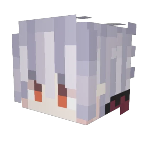 Aeon_Essbid Minecraft avatar head, 3D render