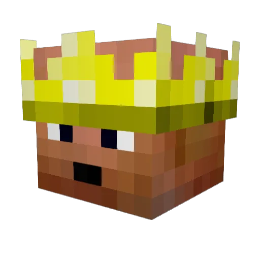 Aeon_Firemind Minecraft avatar head, 3D render