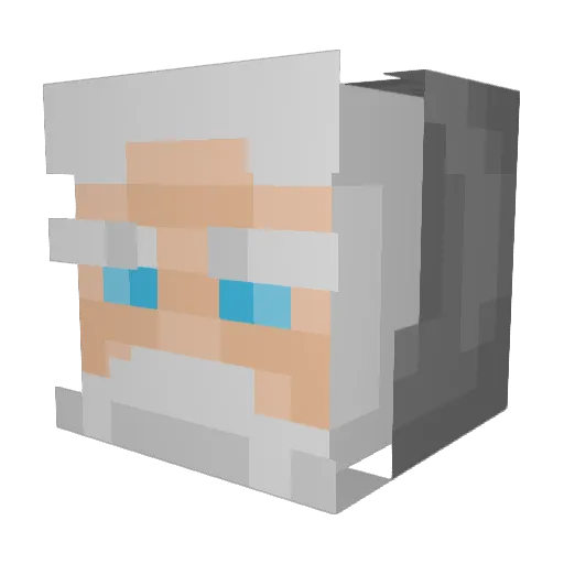 Aeon_Industries Minecraft avatar head, 3D render