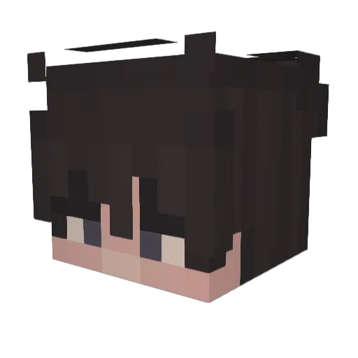 Aeoye Minecraft avatar head, 3D render