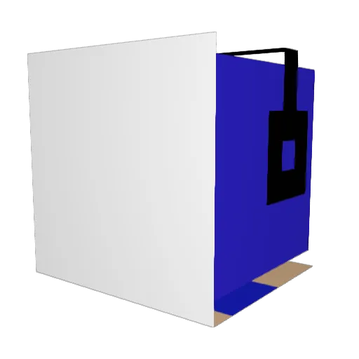 Aepzo Minecraft avatar head, 3D render