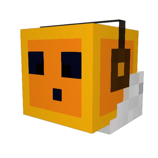Aer0Typical Minecraft avatar head, 3D render