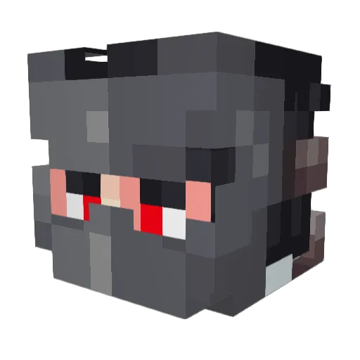 Aerandil187 Minecraft avatar head, 3D render
