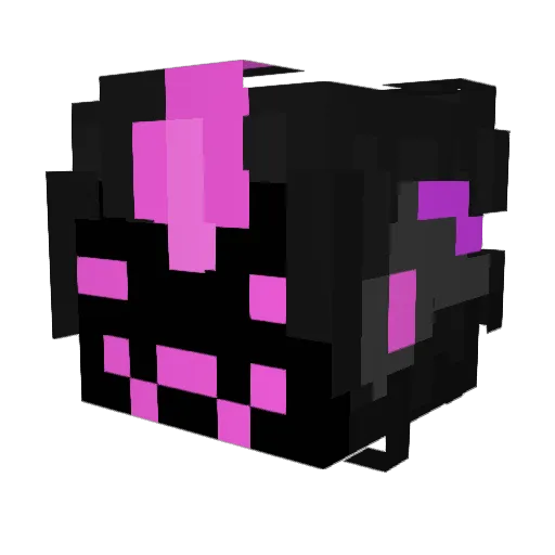 AeriiFltheProto Minecraft avatar head, 3D render