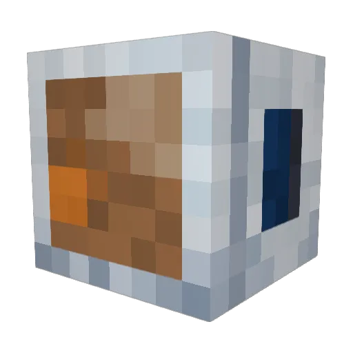 Aerion64 Minecraft avatar head, 3D render