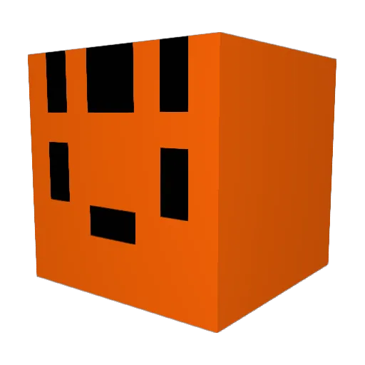 Aerisbied Minecraft avatar head, 3D render