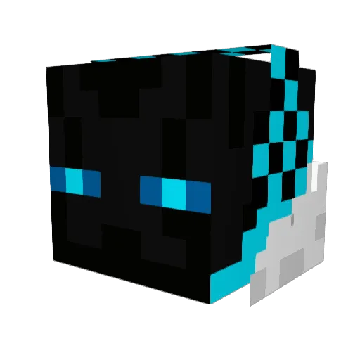 AermisKDoom Minecraft avatar head, 3D render