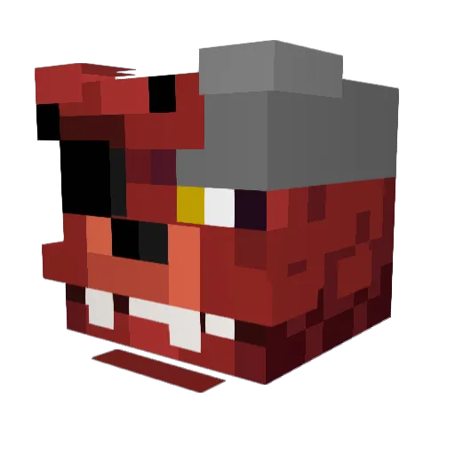 Aero922 Minecraft avatar head, 3D render