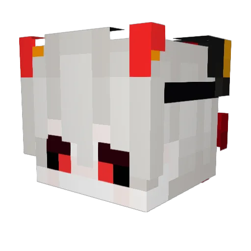 AeroEffects Minecraft avatar head, 3D render