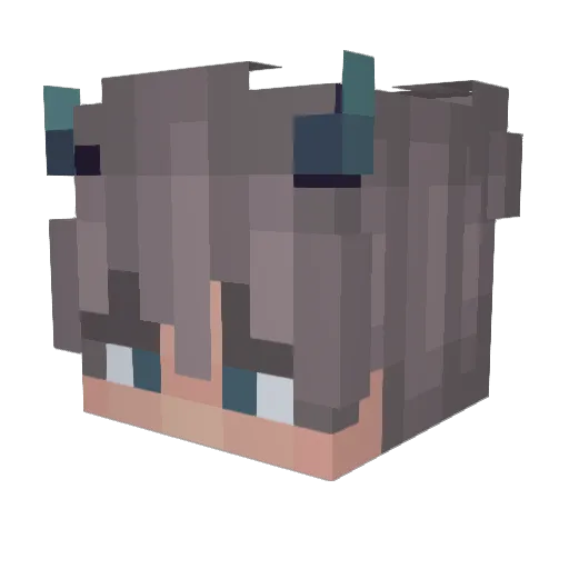 AeroJ777 Minecraft avatar head, 3D render