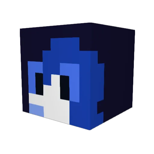 AeroRME Minecraft avatar head, 3D render