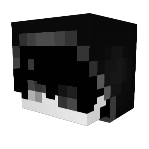 Aero_Aero Minecraft avatar head, 3D render