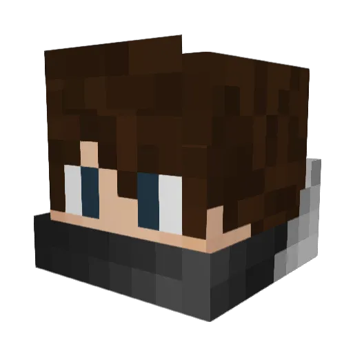 Aero_Pvp Minecraft avatar head, 3D render