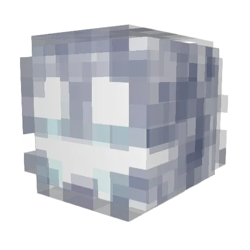 Aerobbo Minecraft avatar head, 3D render