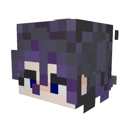 Aeromon Minecraft avatar head, 3D render
