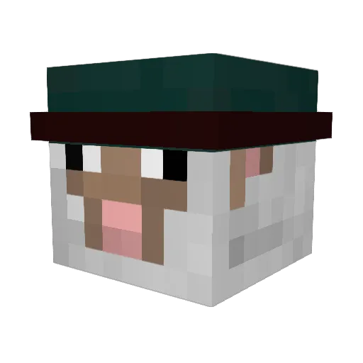 AeronDaveGould Minecraft avatar head, 3D render