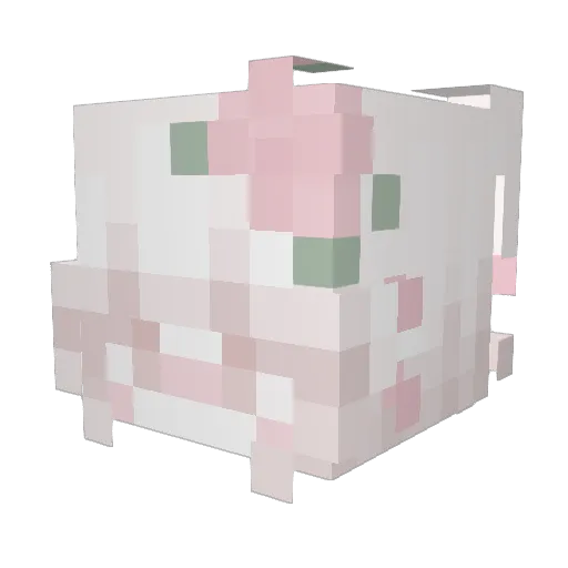 AerospaceTM Minecraft avatar head, 3D render
