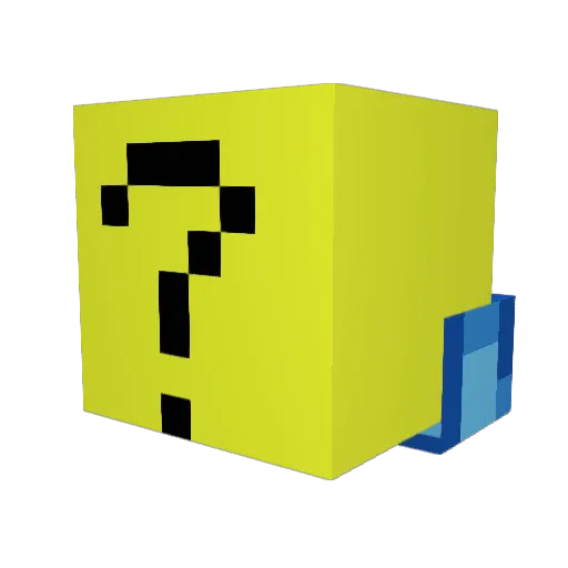 Aerotynamic Minecraft avatar head, 3D render