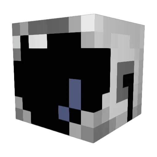 Aerozos Minecraft avatar head, 3D render