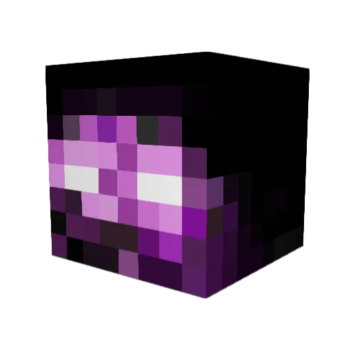 Aerrgia Minecraft avatar head, 3D render