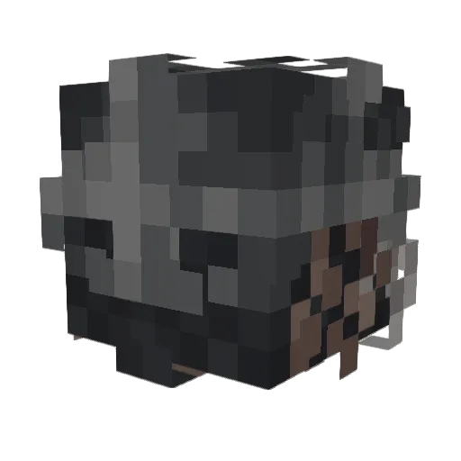 Aertharn Minecraft avatar head, 3D render