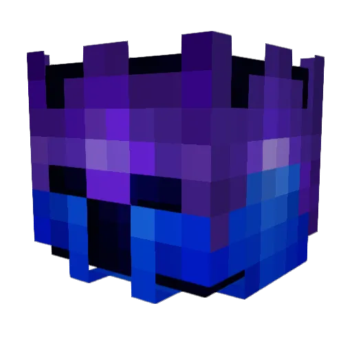 Aerun1 Minecraft avatar head, 3D render