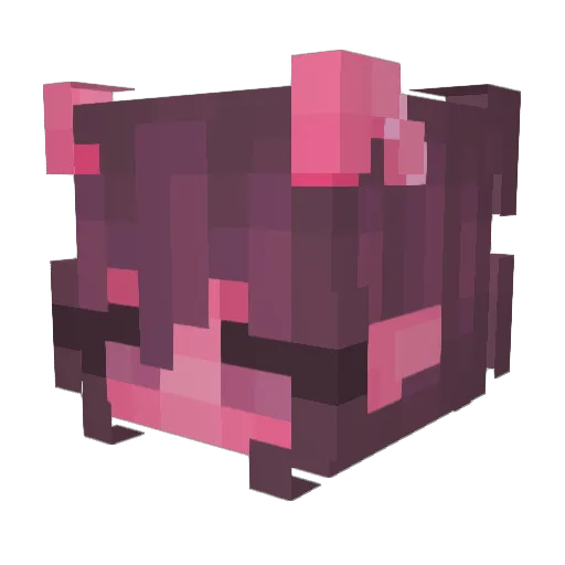 Aerynette Minecraft avatar head, 3D render
