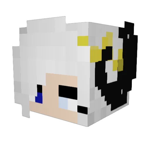 Aesira_Valkyrie Minecraft avatar head, 3D render