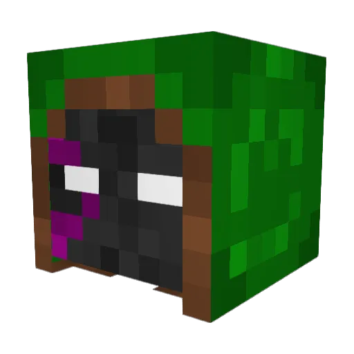 Aesterix Minecraft avatar head, 3D render