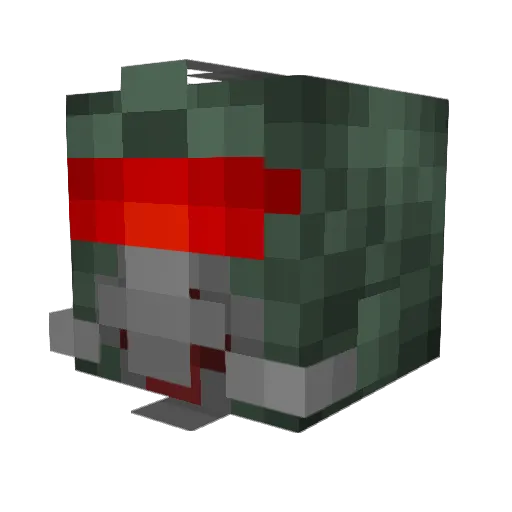 AestheticBirb Minecraft avatar head, 3D render