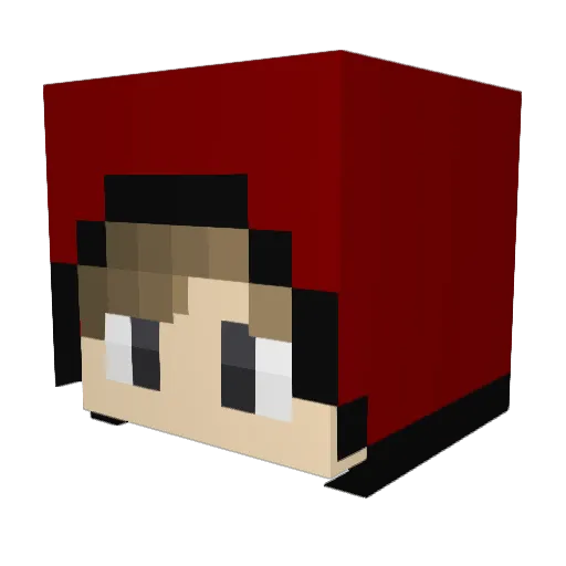 AestheticStorm Minecraft avatar head, 3D render
