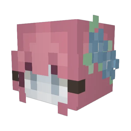 AetasAzrael Minecraft avatar head, 3D render