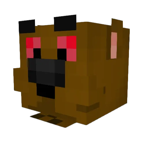 Aether52 Minecraft avatar head, 3D render