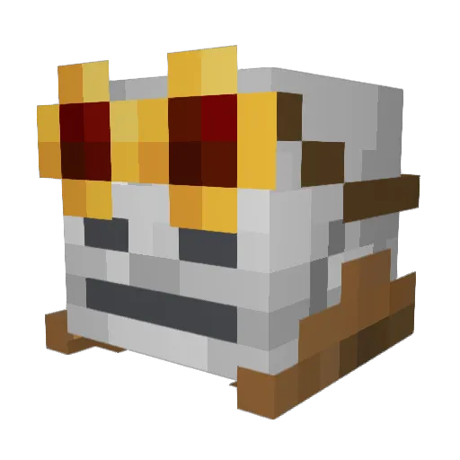 Aetherbolt Minecraft avatar head, 3D render