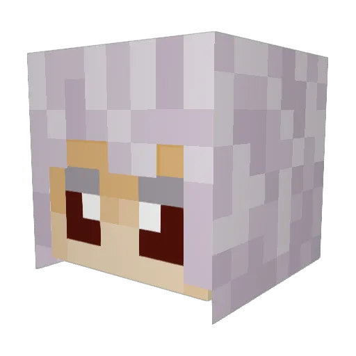 AetherialMoon Minecraft avatar head, 3D render