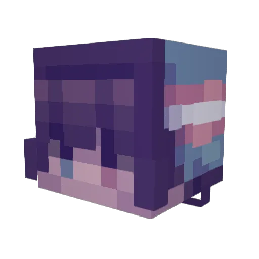 Aethermoon12 Minecraft avatar head, 3D render