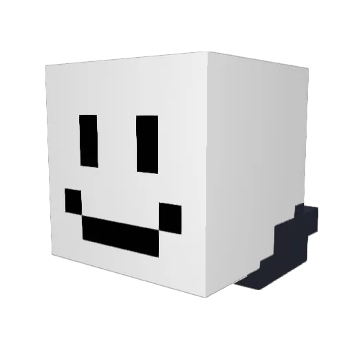 Aethxr Minecraft avatar head, 3D render