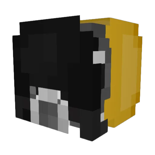 Aetis__ Minecraft avatar head, 3D render