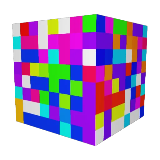Aeyir Minecraft avatar head, 3D render