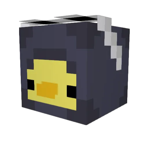 Aezen321 Minecraft avatar head, 3D render