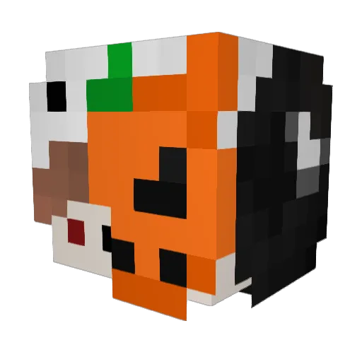 Af_Sus Minecraft avatar head, 3D render