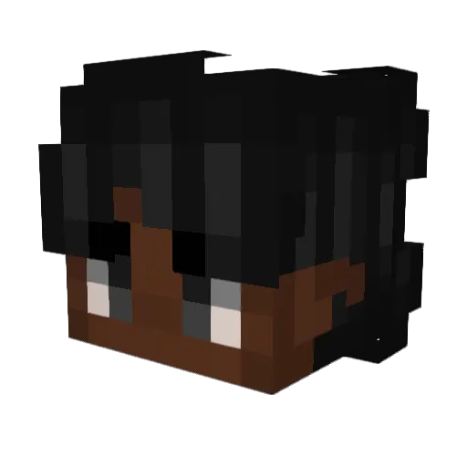 Afallenking2780 Minecraft avatar head, 3D render
