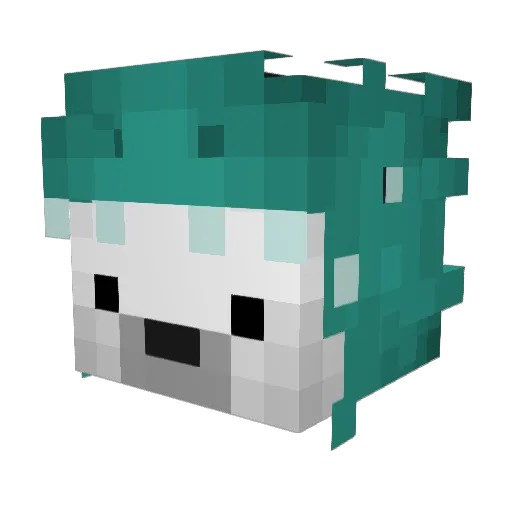 AfedoPGil Minecraft avatar head, 3D render