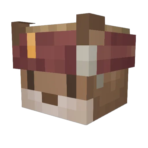 AffableCandy331 Minecraft avatar head, 3D render